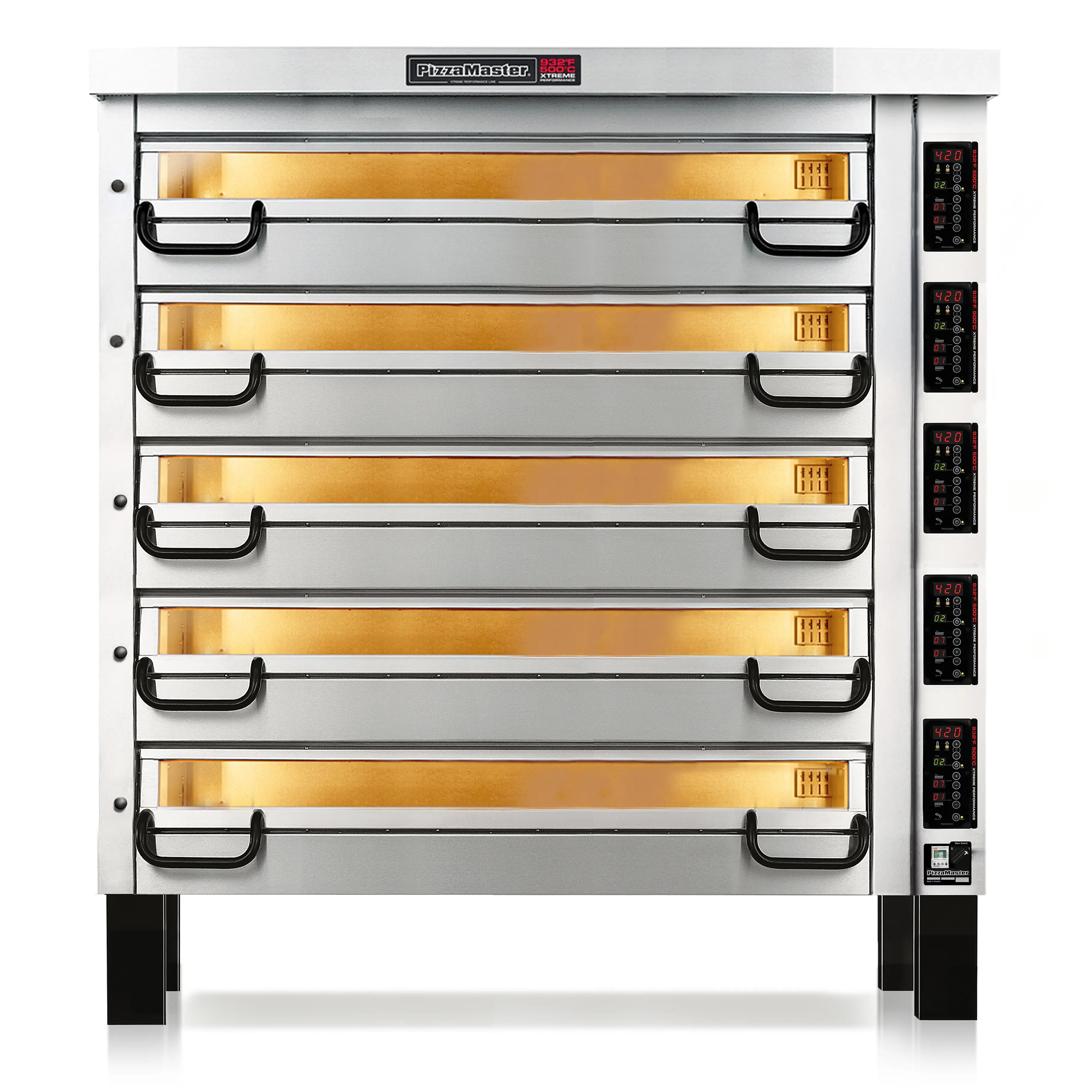 PizzaMaster PM93 Series Electric 54"W Deck Pizza Oven - Various Configurations-Phoenix Food Equipment