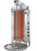 Potis E3 electric vertical shawarma broiler with three controls, stainless steel with glowing heating elements