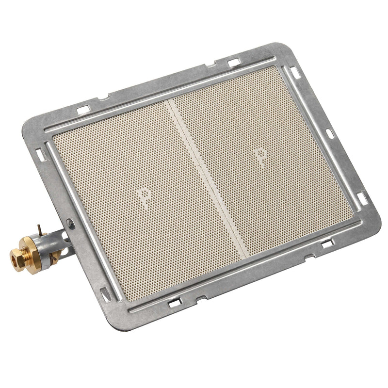 Potis GDS-DBN-NG dual infrared ceramic burner with nozzle and steel frame for natural gas shawarma broilers