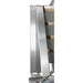 Potis RS-MU-GD Series cleaning tray for shawarma broilers, stainless steel piece shown fitted to the side of a broiler