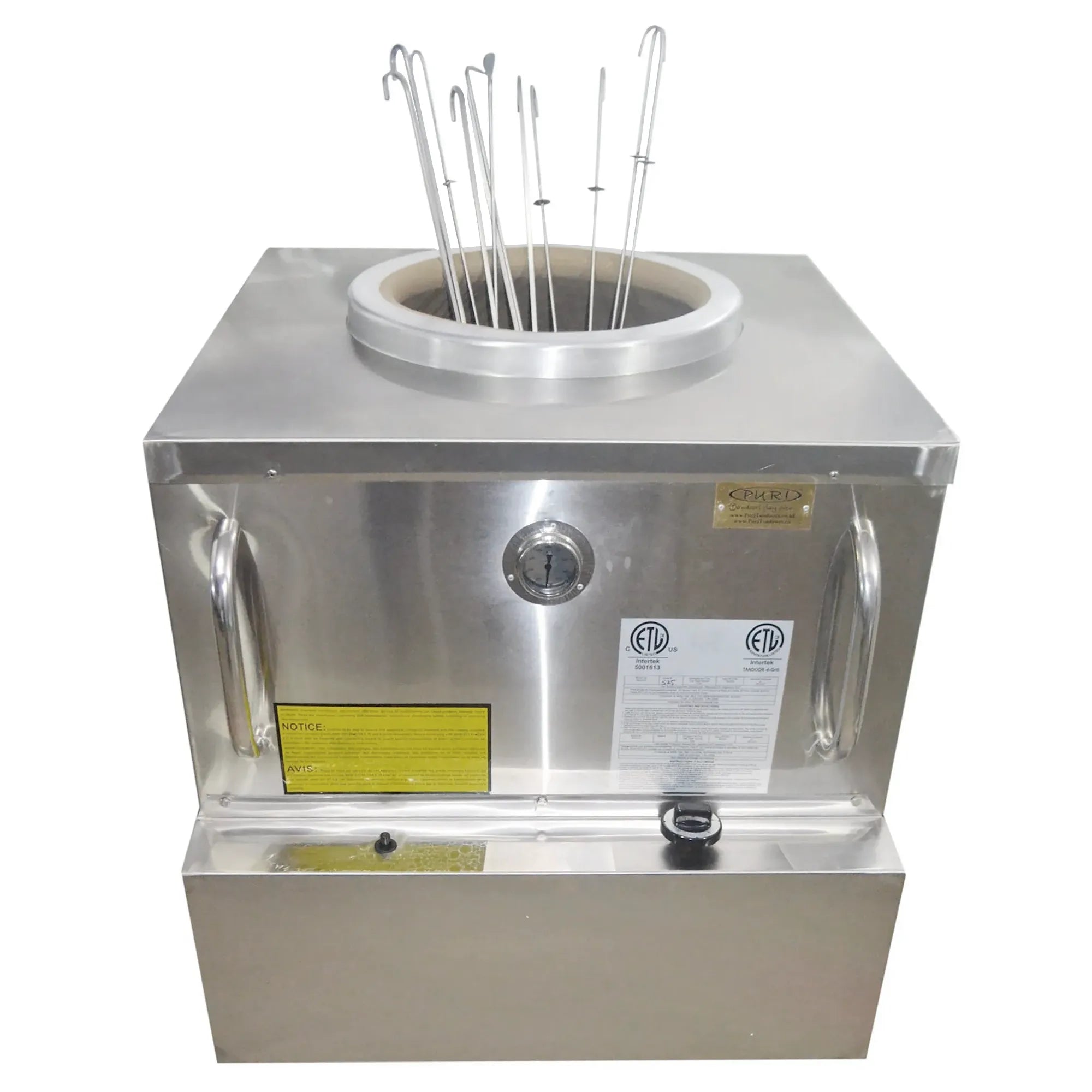 Puri PTL-101 Natural Gas 24" Wide Tandoori Oven-Phoenix Food Equipment
