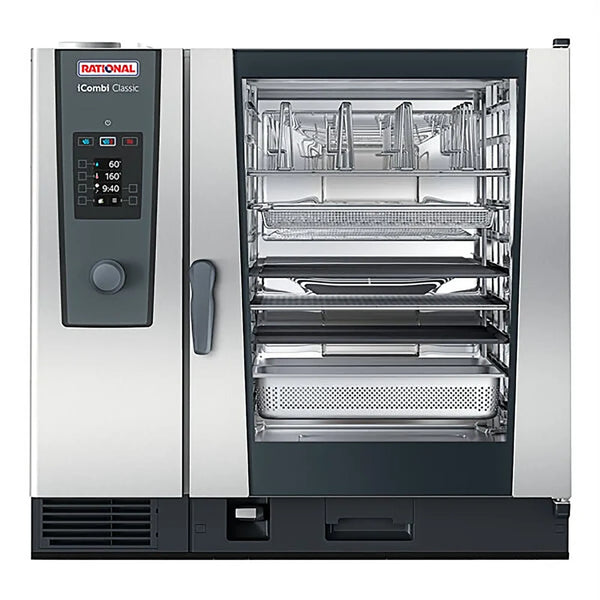 Rational iCombi Classic Natural Gas/Propane Combi Oven - Manual Controls, Fits 10 Full Size Sheet Pans-Phoenix Food Equipment