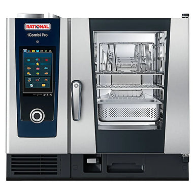 Rational iCombi Pro Natural Gas/Propane Combi Oven - Digital Controls, Fits 6 Half Size Sheet Pans-Phoenix Food Equipment