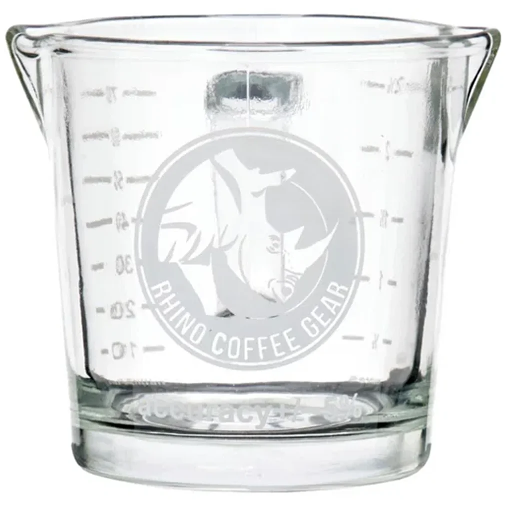 Rhino Coffee Gear Double-Spouted Shot Glass - 3 Oz. Capacity-Phoenix Food Equipment