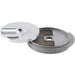 Robot Coupe 10x10 mm dicing grid kit for Essential R2Dice series food processors, disc resting over dicing grid