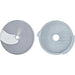 Robot Coupe 8x16 mm French fry grid kit for Expert food processors, slicing disc shown next to the fry grid