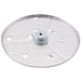 Robot Coupe grater disc for Essential food processors, coarse size with widely spaced large holes, angled view