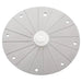 Robot Coupe grater disc for Essential food processors with fine radial grating rows and white hub, second fine size