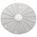 Robot Coupe grater disc for Essential food processors with fine radial grating rows, third fine size option shown