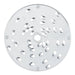 Robot Coupe grater disc for Expert food processors, coarse size with large raised grating holes, top view