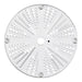 Robot Coupe grater disc for Expert food processors with dense fine rasp style grating teeth, stainless steel
