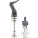Robot Coupe MMP190VV commercial immersion blender with 8 inch blending arm, shown with the optional whisk attachment