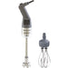 Robot Coupe MMP240VV commercial immersion blender with 10 inch blending arm, shown with the optional whisk attachment