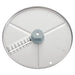 Robot Coupe 2 mm ripple disc for Essential food processors, grey disc with serrated wave-cut blade and hub