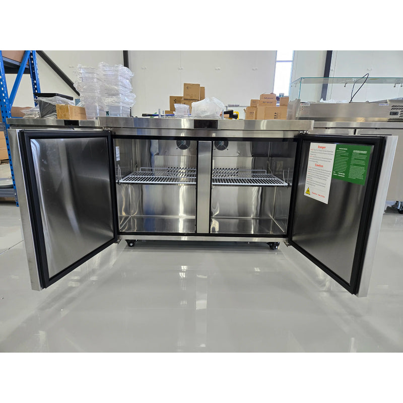 **SCRATCH & DENT** Atosa MGF8402GR Double Door 48" Refrigerated Work Table-Phoenix Food Equipment