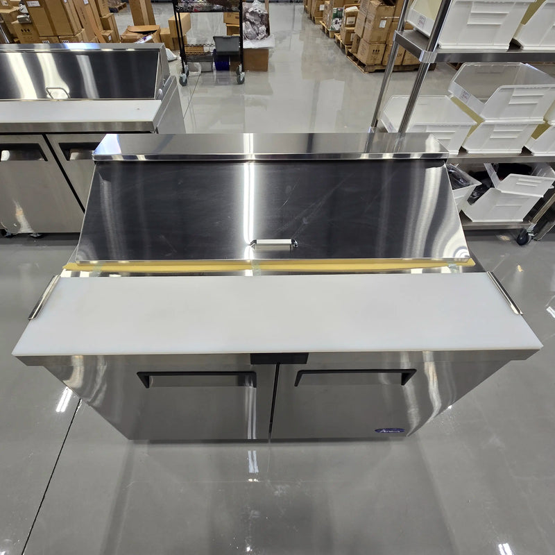 **SCRATCH & DENT** Atosa MSF8302GR Double Door 48" Refrigerated Sandwich Prep Table-Phoenix Food Equipment