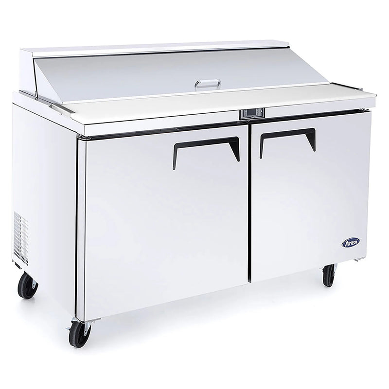 **SCRATCH & DENT** Atosa MSF8302GR Double Door 48" Refrigerated Sandwich Prep Table-Phoenix Food Equipment