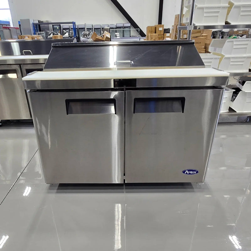 **SCRATCH & DENT** Atosa MSF8302GR Double Door 48" Refrigerated Sandwich Prep Table-Phoenix Food Equipment