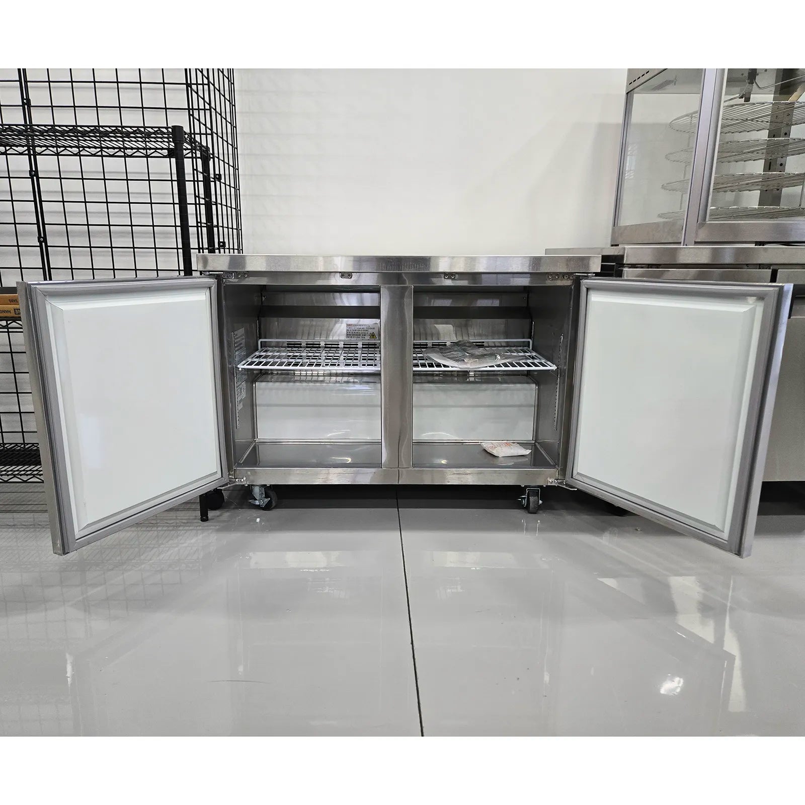 **SCRATCH & DENT** EFI FUDR2-48VCX Double Door 48" Under Counter Freezer-Phoenix Food Equipment