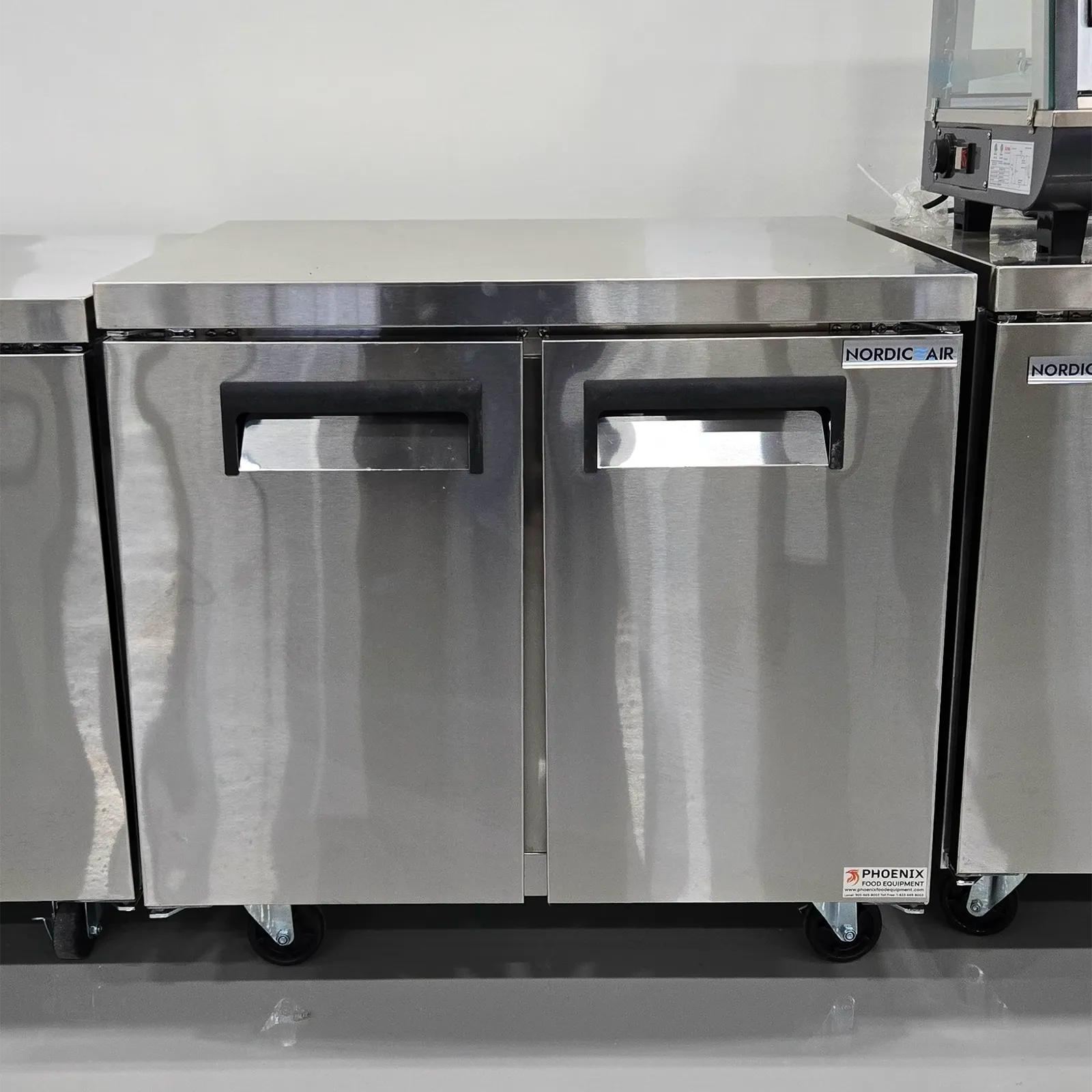 **SCRATCH & DENT** Nordic Air UCR-36 Double Door 36" Refrigerated Work Table-Phoenix Food Equipment
