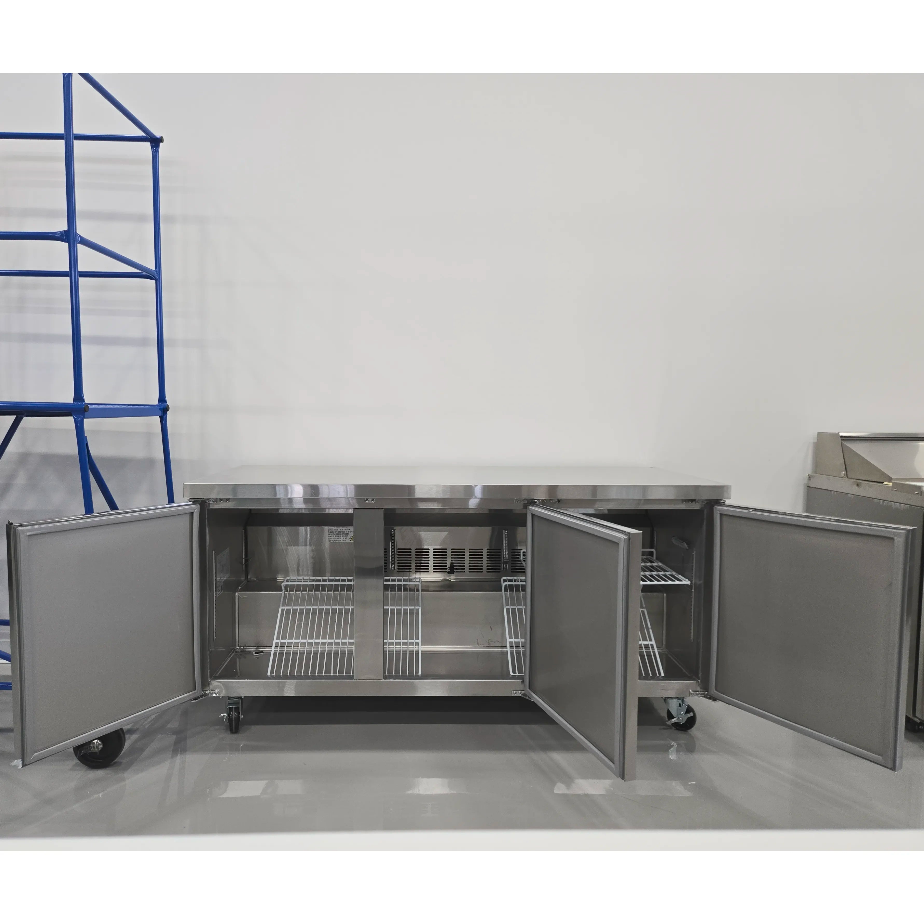 **SCRATCH & DENT**Nordic Air UCR-72 Triple Door 72" Refrigerated Work Table-Phoenix Food Equipment
