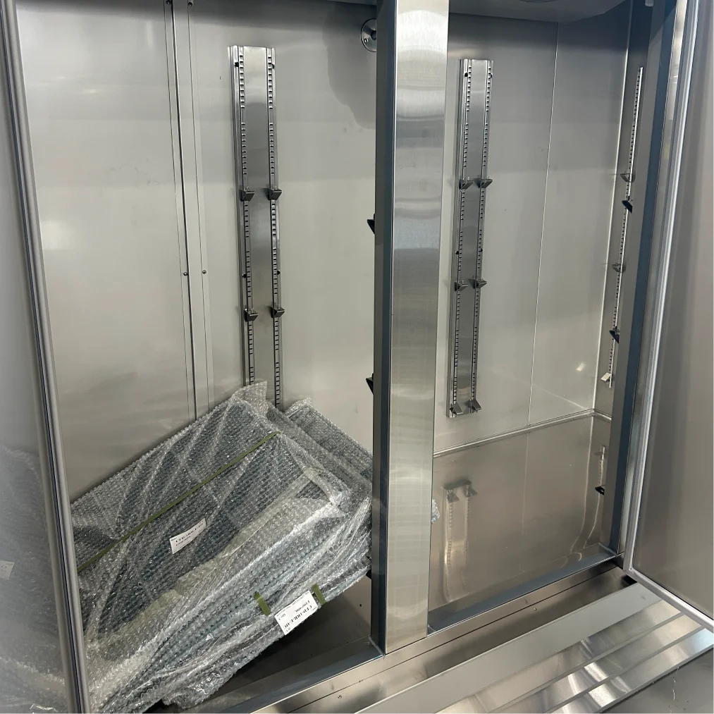 **OPEN BOX** Nordic Air SR-81 Triple Solid Door 81" Wide Stainless Steel Refrigerator