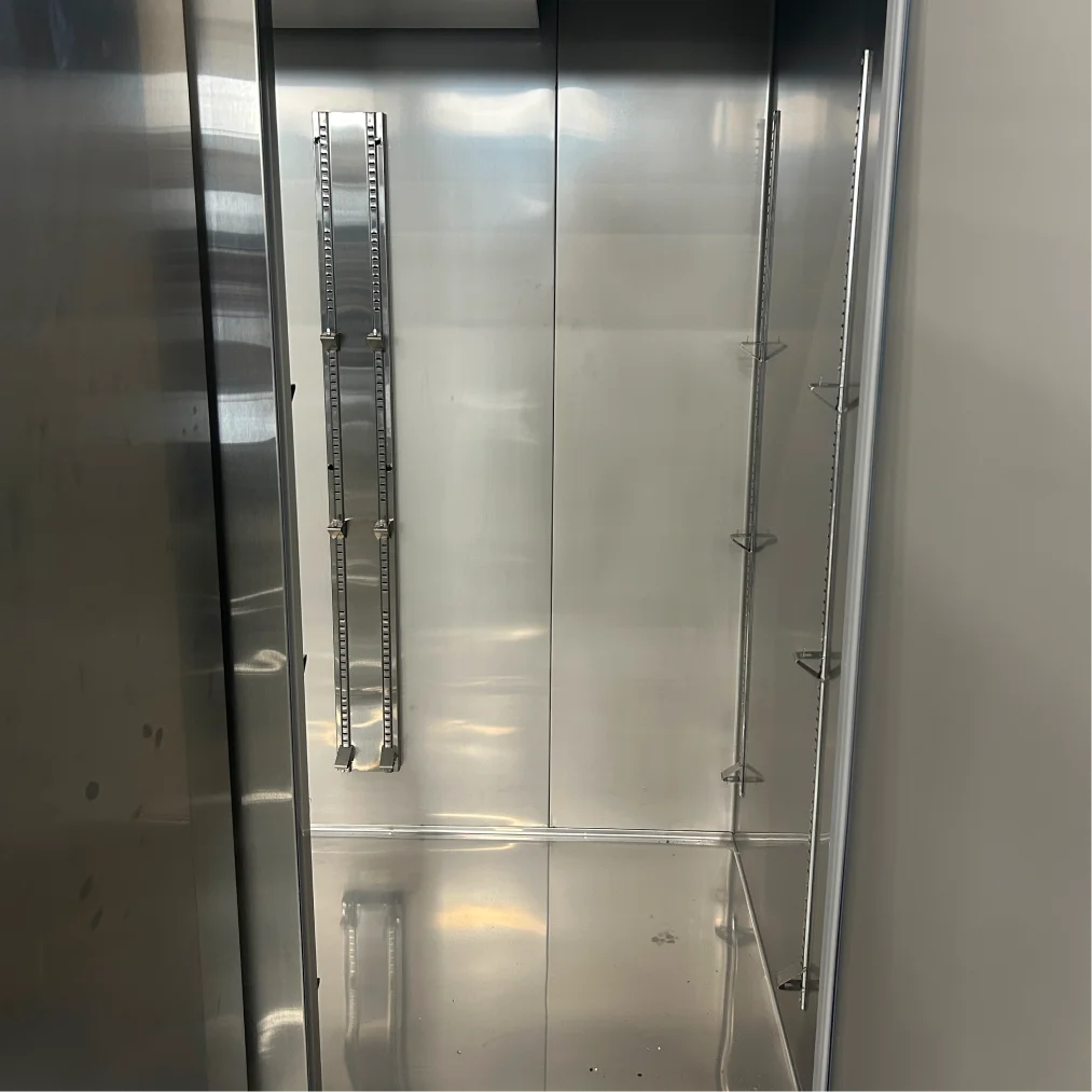 **OPEN BOX** Nordic Air SR-81 Triple Solid Door 81" Wide Stainless Steel Refrigerator