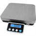 San Jamar Escali SCDGPC13 large stainless steel portioning scale with separate backlit LCD display and buttons, angled