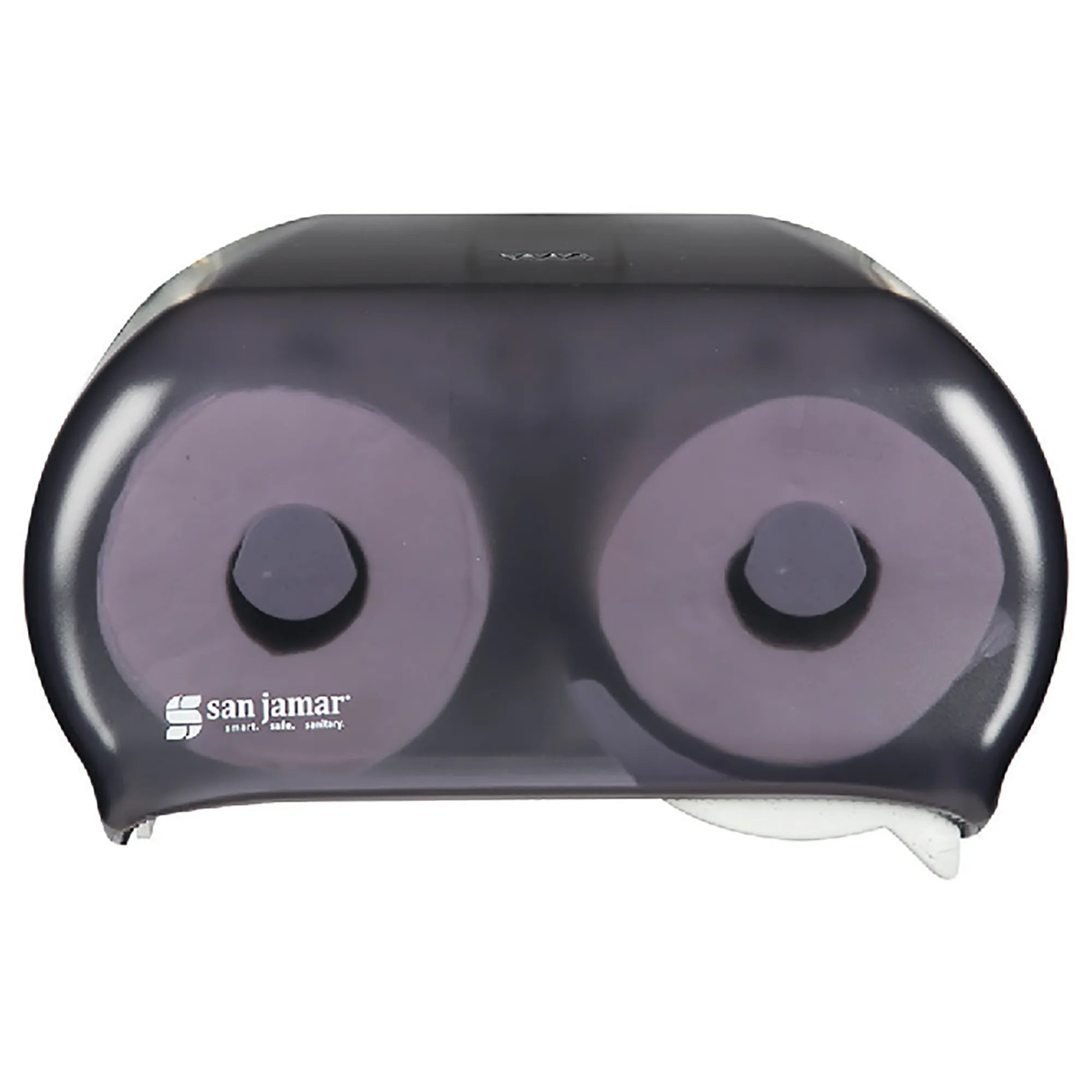 San Jamar R3600TBK Double Roll Standard Toilet Tissue Dispenser-Phoenix Food Equipment