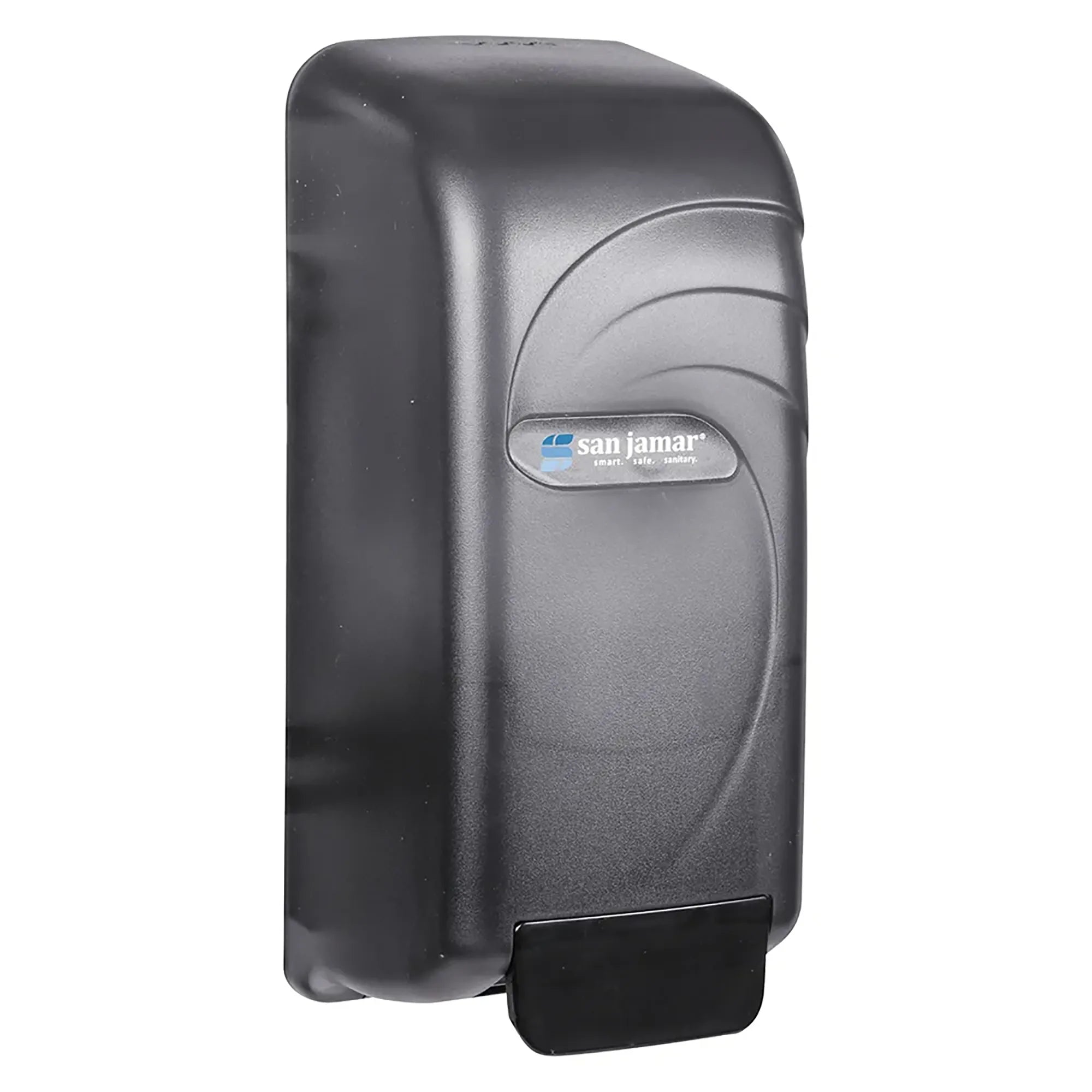 San Jamar S890TBK Manual Liquid Hand Soap Dispenser, Bulk or Bag-In-Box - 800ml Capacity-Phoenix Food Equipment