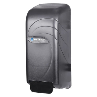 San Jamar S890TBK Manual Liquid Hand Soap Dispenser, Bulk or Bag-In-Box - 800ml Capacity-Phoenix Food Equipment