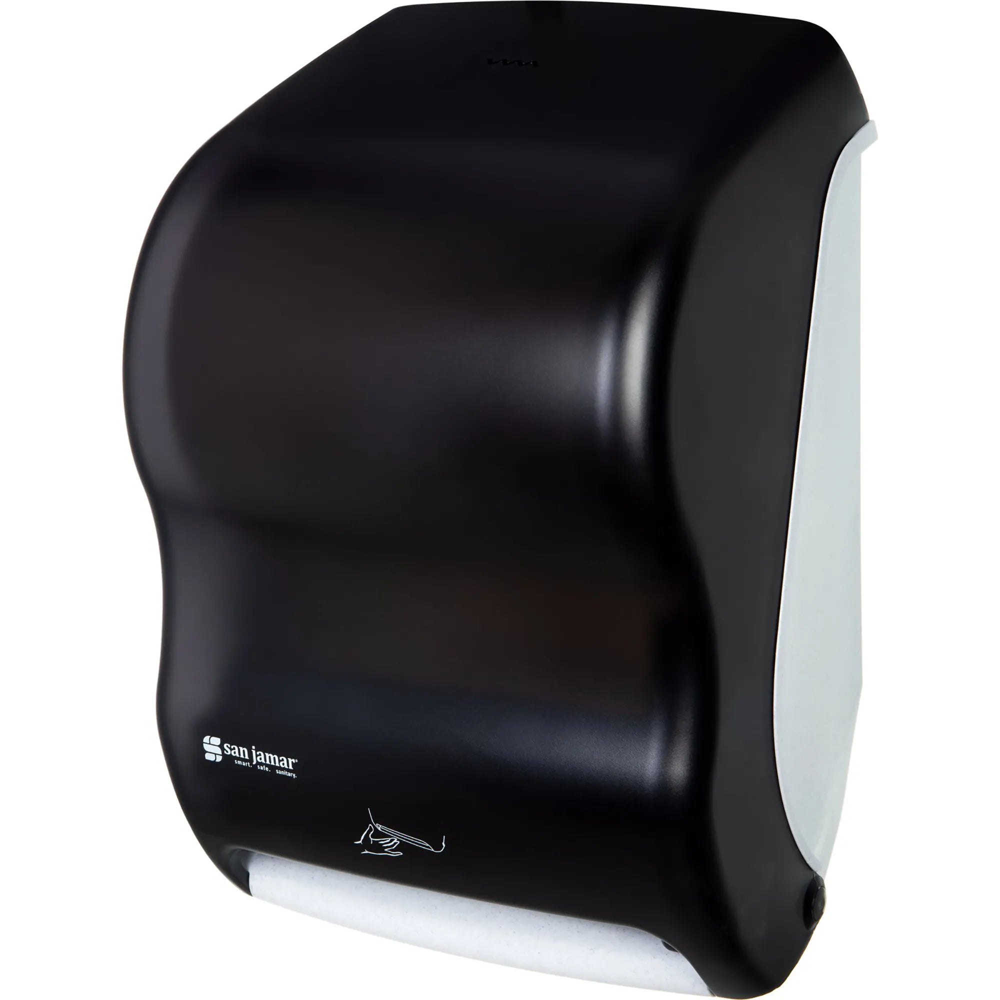 San Jamar T1400TBK Touchless Roll Paper Towel Dispenser with IQ Sensor-Phoenix Food Equipment