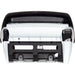 San Jamar T1400TBK touchless roll paper towel dispenser, underside view showing the towel feed opening and sensor area