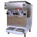 SaniServ 691 double frozen smoothie machine, 1 HP, stainless steel with two clear barrel doors and drip trays