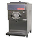 SaniServ 709 single frozen smoothie machine, 1 HP, stainless steel with clear freezing barrel door, front view