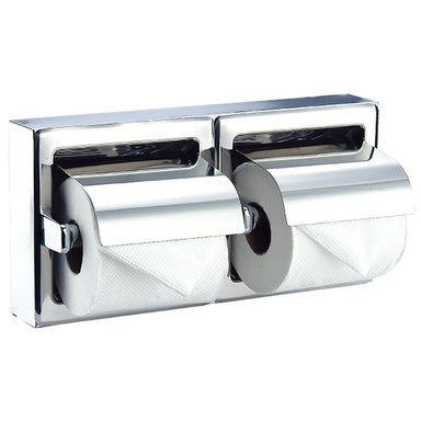 Sanital SN-263 Double Toilet Paper Dispenser-Phoenix Food Equipment