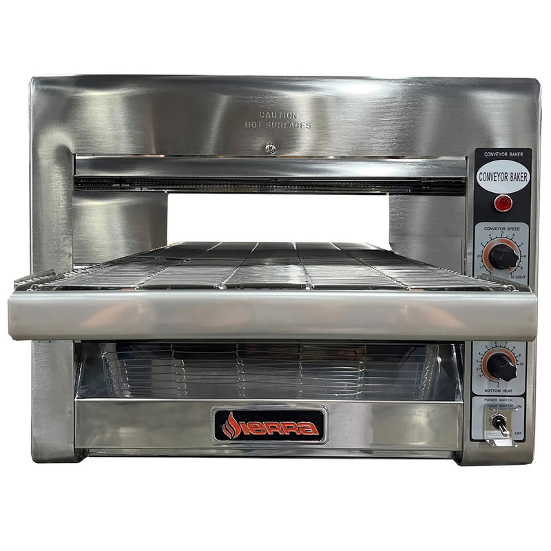 Sierra C1418E Electric Single Conveyor Oven - 14" Wide Conveyor, 41" Long Cooking Chamber-Phoenix Food Equipment