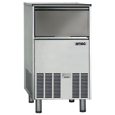 Simag SCH65 Ice Machine, Cube Shaped Ice - 127LBS/24HRS, 48LBS Storage-Phoenix Food Equipment