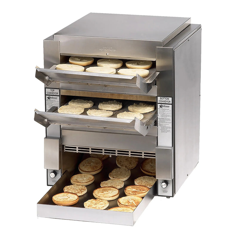 Star-Holman DT14 Dual Conveyor Toaster - 208V, Up to 2.25" Opening, 2000 Slices/HR-Phoenix Food Equipment