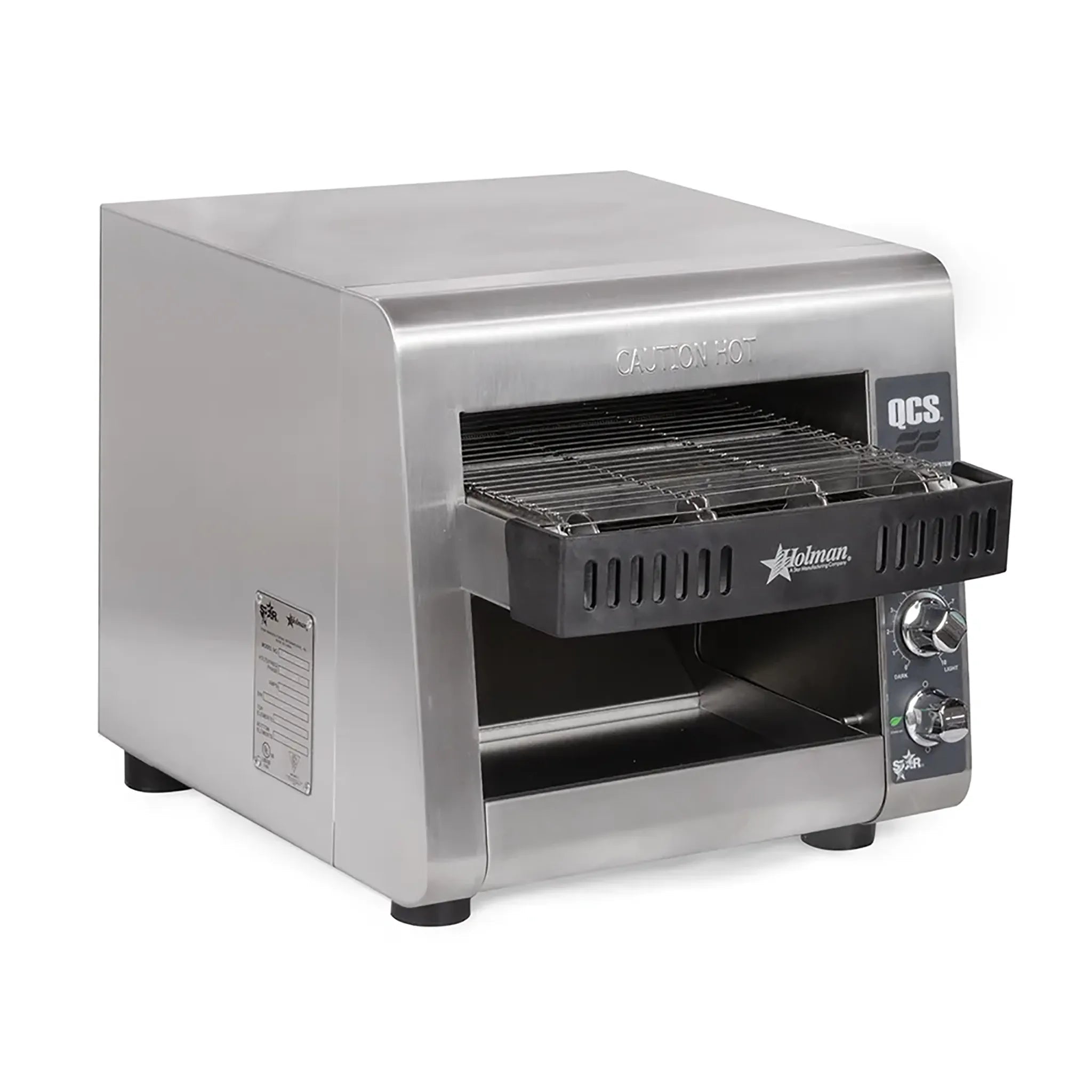 Star-Holman QCS1-350 Compact Conveyor Toaster - 120V, 1.5" Opening, 350 Slices/HR-Phoenix Food Equipment