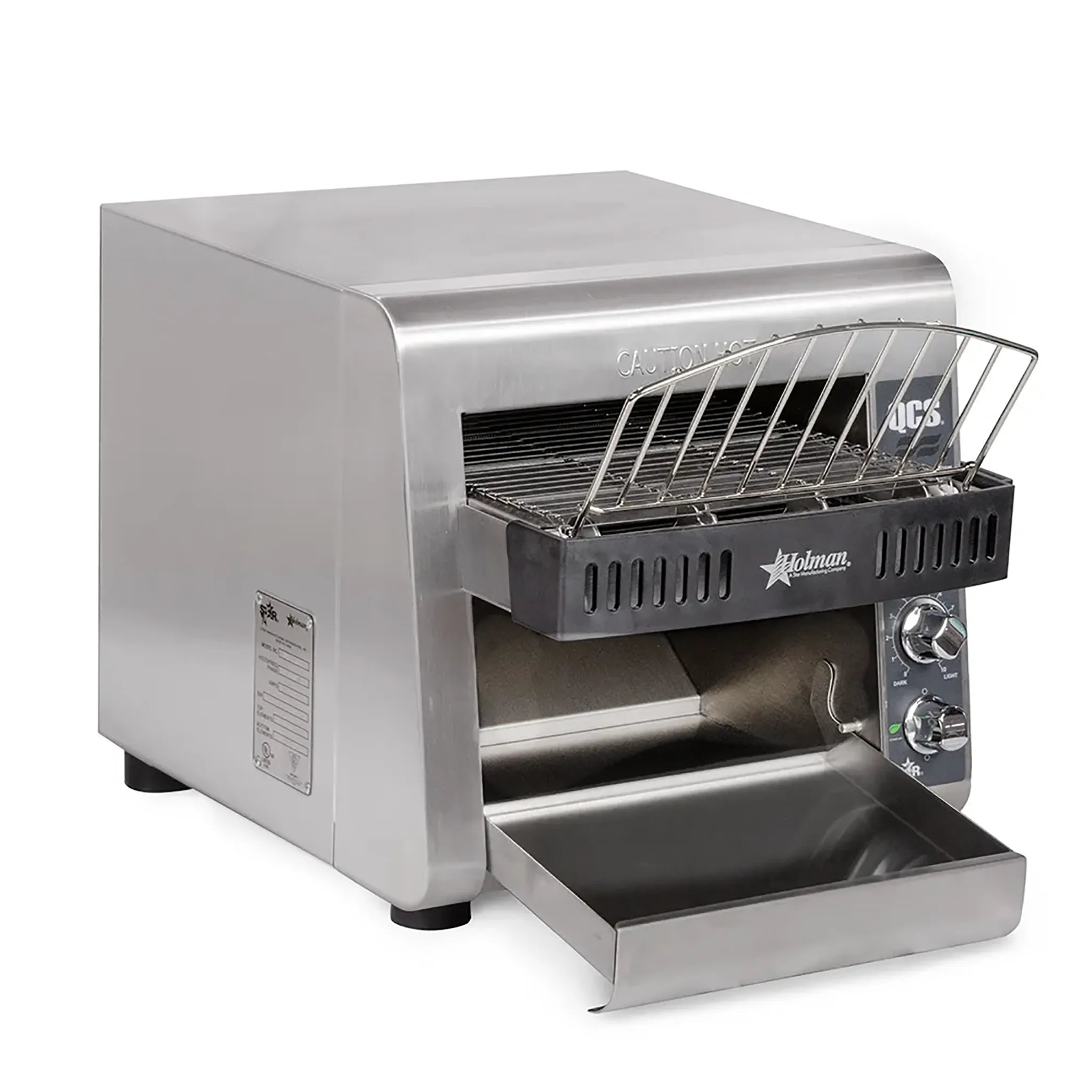 Star-Holman QCS1-350 Compact Conveyor Toaster - 120V, 1.5" Opening, 350 Slices/HR-Phoenix Food Equipment