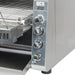 Star-Holman QCS3-950H conveyor toaster, close-up of the QCS control panel knobs and wire loading rack