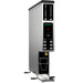 SureShot AC2-GP-18 sugar and sweetener dispenser, narrow stainless steel unit with black control panel, angled view