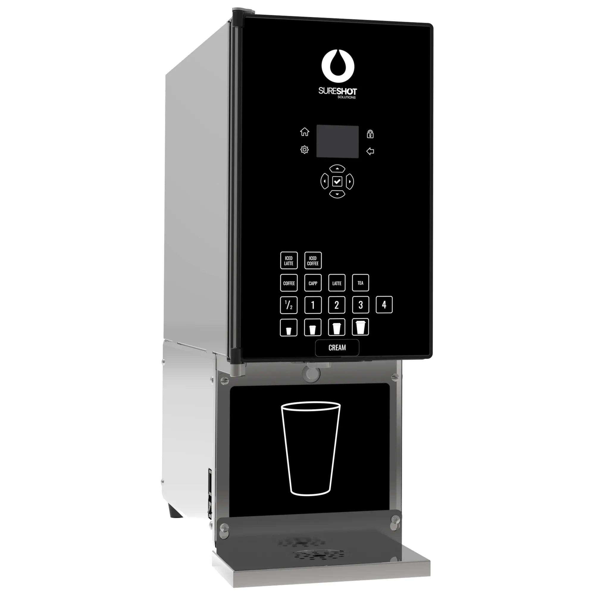 SureShot IntelliShot 2.0 Series AC110-V2PCT Milk & Cream Dispenser - 9.5L Total Capacity, Various Configurations-Phoenix Food Equipment
