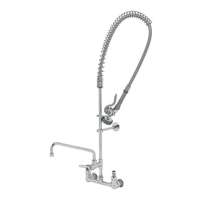 T&S Brass Easy Install Pre-Rinse Faucet with Add on Spout - Various Sizes-Phoenix Food Equipment