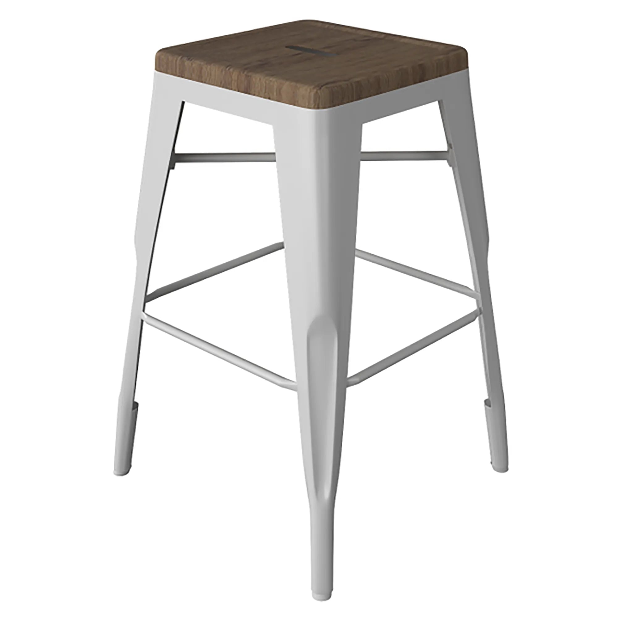 Tarrison Amelia Indoor Stackable Backless Stool - Various Options-Phoenix Food Equipment