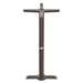 Tarrison Core Collection all-weather 22" T-table base in bronze brown, taller bar height column with T-shaped foot