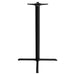Tarrison Core Collection indoor 4 prong table base in black cast iron, bar height column with flat feet