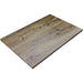 Tarrison Core Collection longer rectangular laminate indoor table top with T-nuts in rustic knotted oak finish, top view