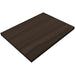 Tarrison Core Collection rectangular laminate indoor table top with T-nuts in dark walnut finish, top view